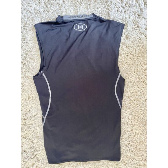 Under Armour Black Sleeveless Compression HeatGear Performance Shirt M - Picture 4 of 4